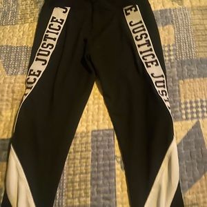 Justice leggings size 10